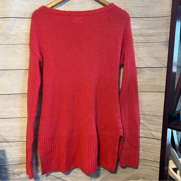 Lou & Grey Pink Soft Warm Wool Blend Oversized Sweater Dress Size Small - Picture 3 of 7